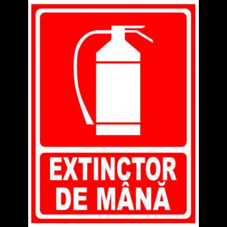 Indicator pentru extinctor de mana
